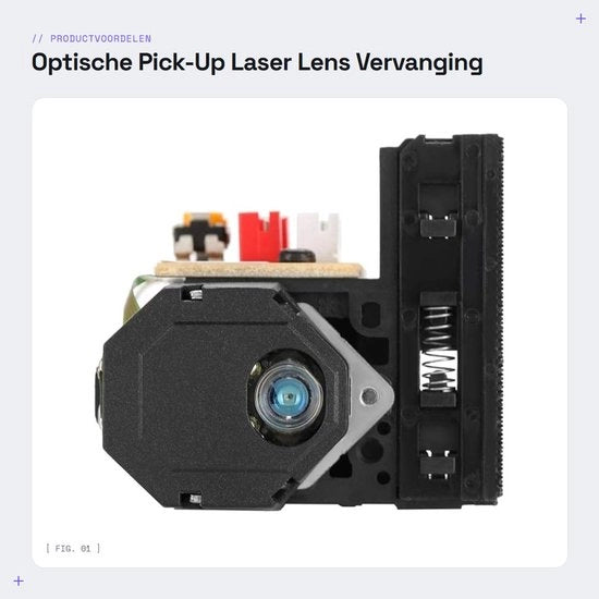 Rimpiazzo Lente Laser Optica compatibile con CD/VCD - Componenti di Alta Qualità - affidabile e duraturo - Modello KSS-210A
