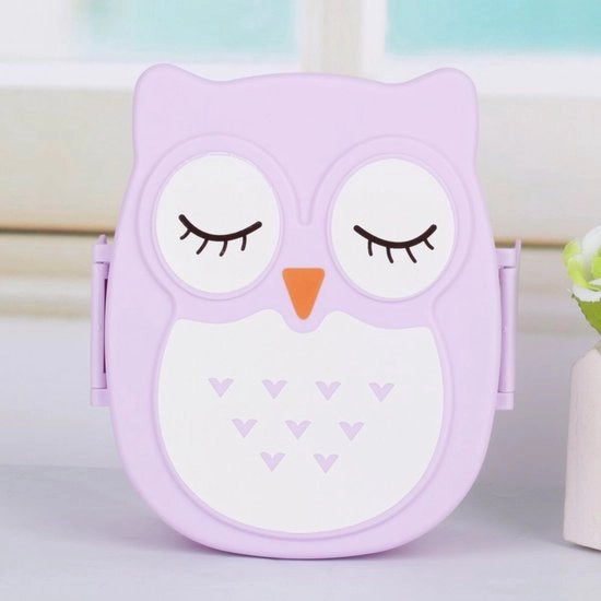 Contenitore alimentare grande capacità - bento - contenitore portatile - chiuso ermeticamente - sicuro per alimenti - 900 ML, blu viola - scatola per la merenda