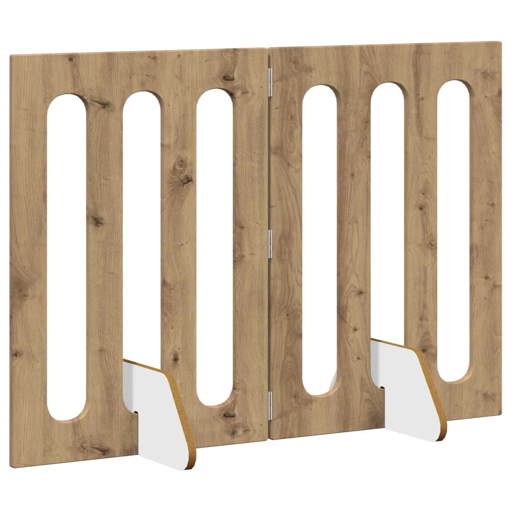 Recinto pieghevole per animali 2 pcs Rovere Artigianale