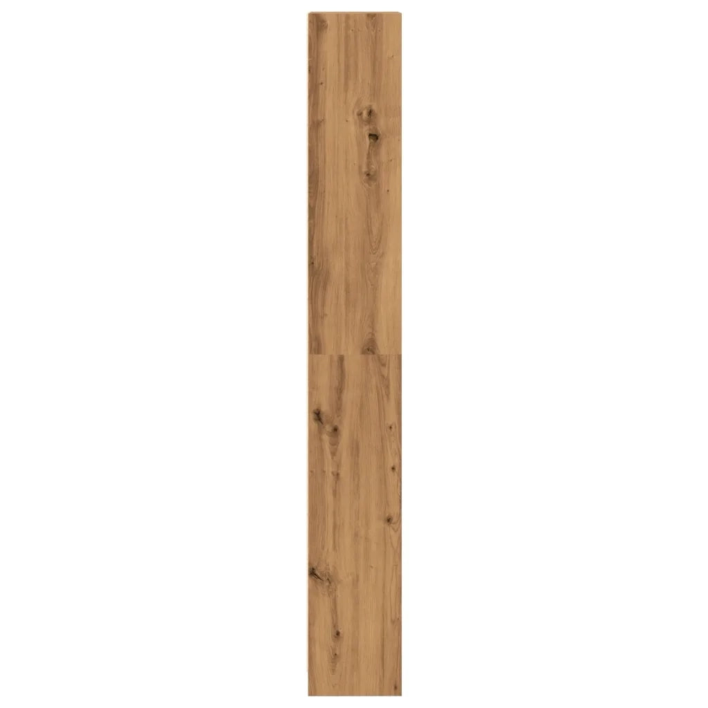 Libreria-Scaffale per Libri-Mobile di Stoccaggio Artigianale Rovere 40x24x176 cm Legno ingegnerizzato