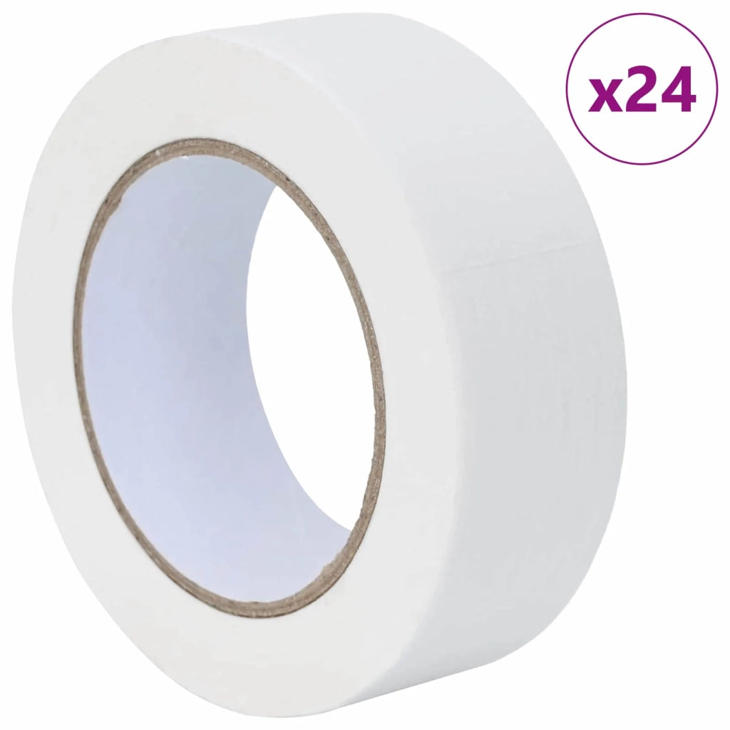 Nastri Adesivi per Pittori 24 pcs Bianco 38mm x 50m Carta