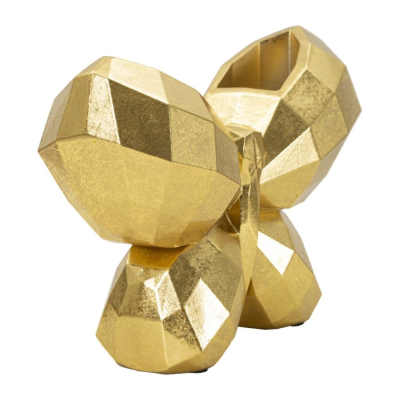 Vaso Butterfly Gold cm 22,5x8x15