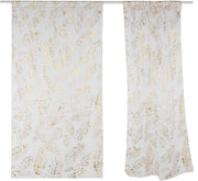 Veli 2 pezzi - Tende a Voile Bianche - Tende Decorative - Effetto di Oscuramento - Decorazione per Finestre - 1,00 x 2,00 metri