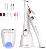 Impastatrice per manicure 5 accessori per cura unghie aiutanti vijler elettrici set - macchina per foratura unghie professionale - manicure salone/DIY AG-1335P (oro)