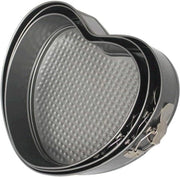 Set di 4 Forme per Torta con Fondo Rimovibile - Pans per Torta con Fondo Liscio - Pans per Torta Ronde Senza Borchie - 24cm 26cm 28cm