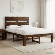 Letto matrimoniale con testiera ROSTOCK Marrone Scuro 3405479