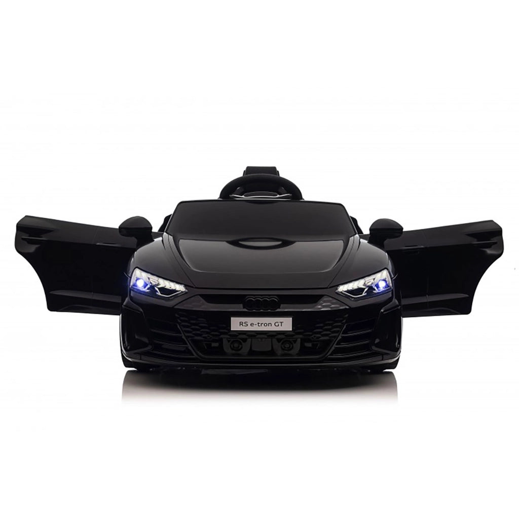 Macchina Elettrica per Bambini 12V Licenza Ufficiale Audi RS E-Tron GT con Telecomando Nero