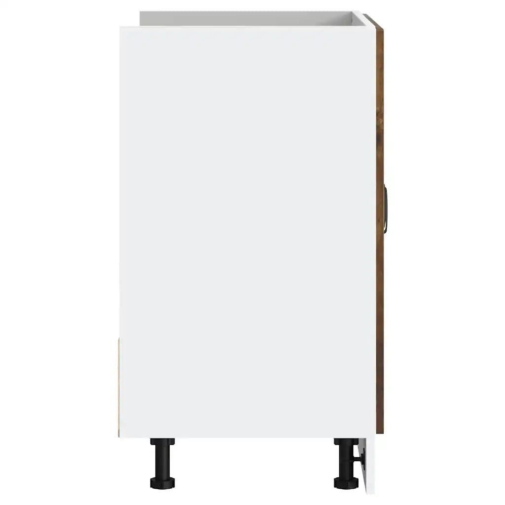 Mobile Base Lavello Lucca Rovere Fumo in Legno Multistrato 853692