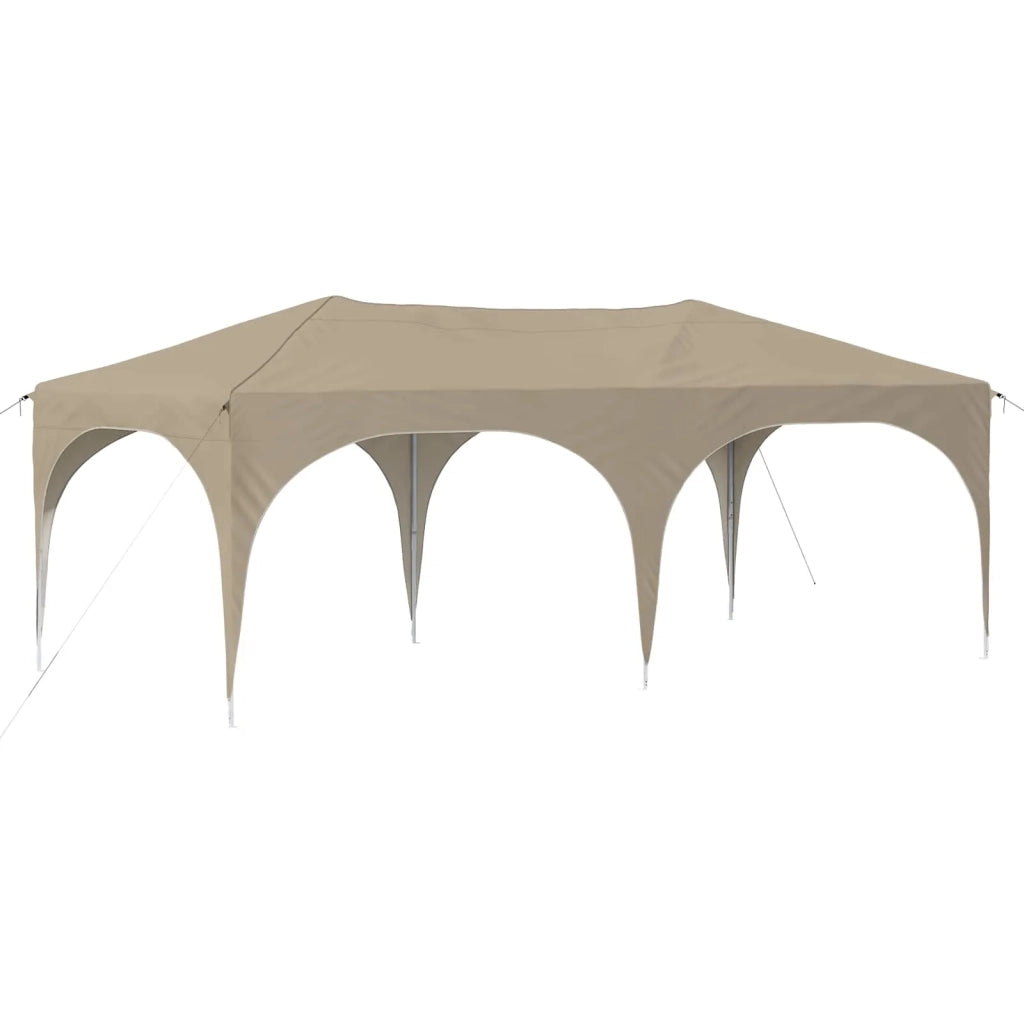 Tenda per feste a pop-up 575 x 288 x 245 cm Crema