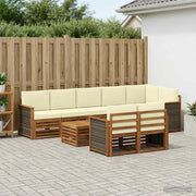 Set divani Legno di Acacia Massello 3384526
