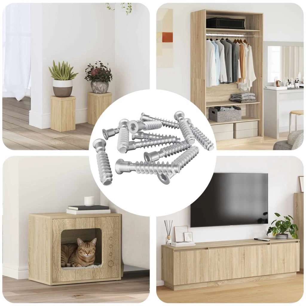 Vite a testa cilindrica 2900 pcs Argento Acciaio 864381