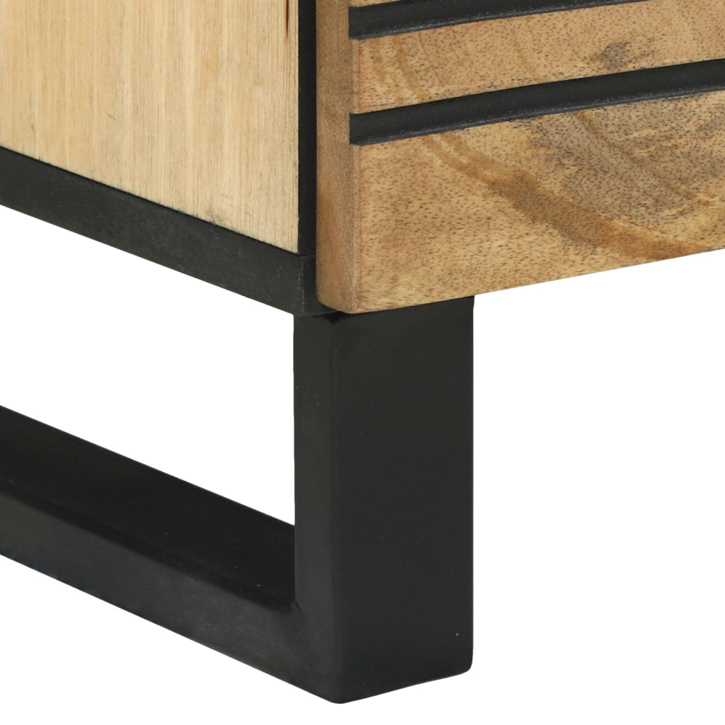 Alto Armario 40x33.5x110 cm in Legno Massello di Mango