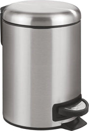 Pedaalemmer Leman, 3 L, con rivestimento anti-aderente, pezzo di inserimento rimovibile, chiusura automatica, acciaio inox, 17 x 20,5 x 24,5 cm, rivestito