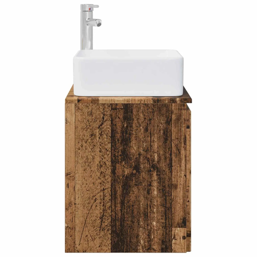 Mobile Lavabo da Parete Legno antico 49,5 x 41 x 63 cm 890410
