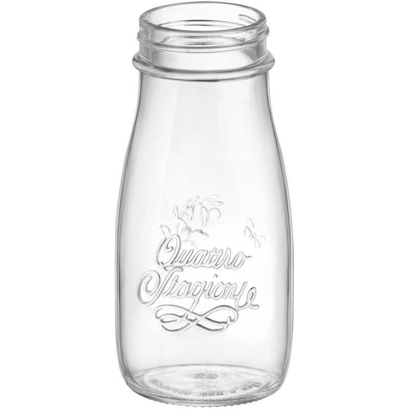 6 BOTTIGLIE BORMIOLI QUATTRO STAGIONI DA 400 ML CON TAPPI 56 MM
