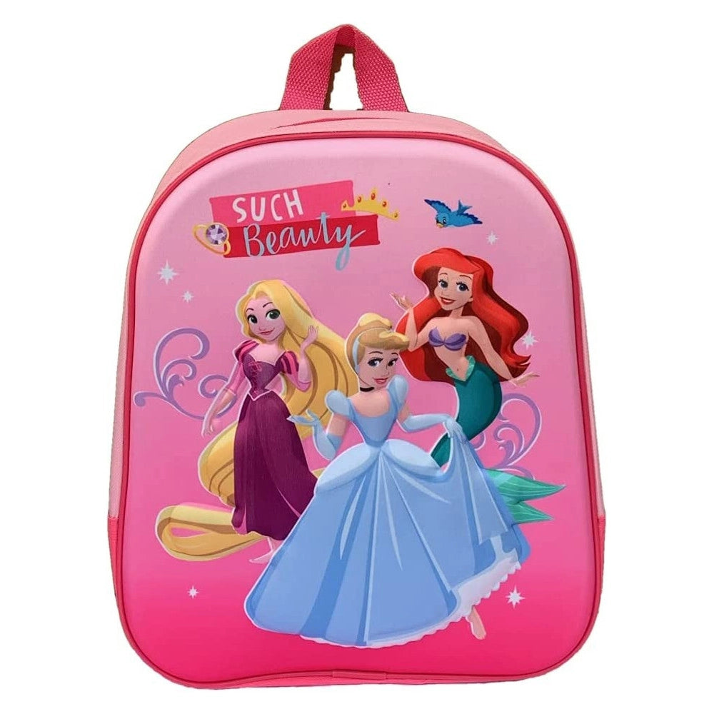 Trade Shop - Zainetto Principesse Disney Belle Cenerentola Stampa In 3d Bambine Scuola Asilo -