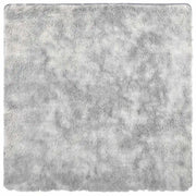 Tappeto del soggiorno | Tappeto Shaggy a Pelo Lungo NAVARRA Grigio Argento 200x200cm