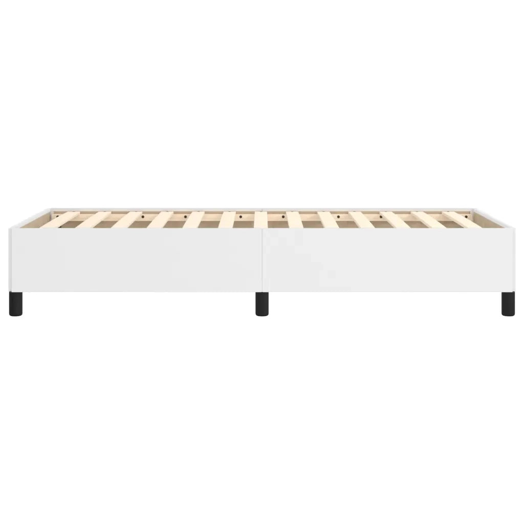 Giroletto-Struttura Letto Bianco 100x200 cm in Similpelle 379894