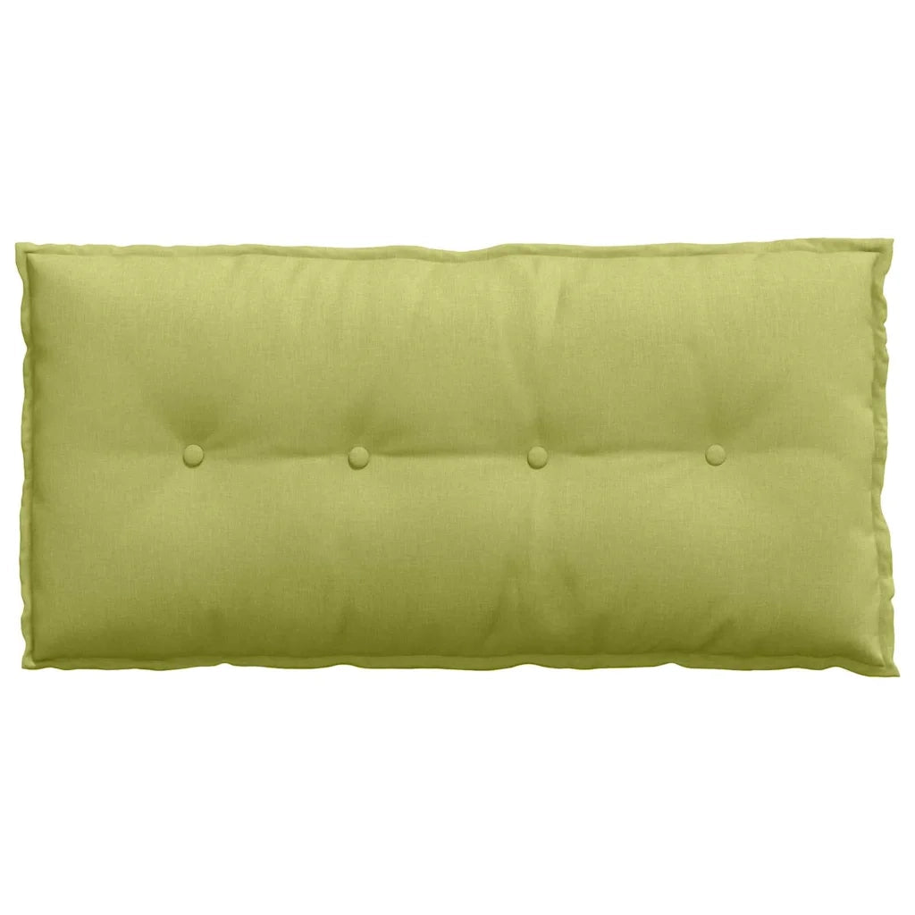 Cuscino per Schiena | Cuscino dorsale Verde chiaro 100 x 19 x 50 cm Tessuto