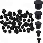 Set di stoppi siliconici flessibili da 40 pezzi in 5 misure per diverse applicazioni - Stoppi per fori di perforazione e bottiglie con pezzi di ricambio - 4/75/95/115/135 mm - Cappi di chiusura per iniezione