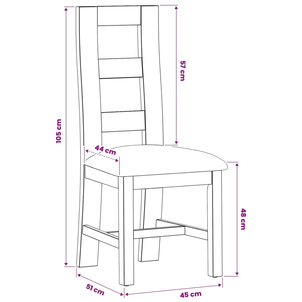 Sedia da pranzo 2 pcs Legno di Quercia Massello Beige 42039165