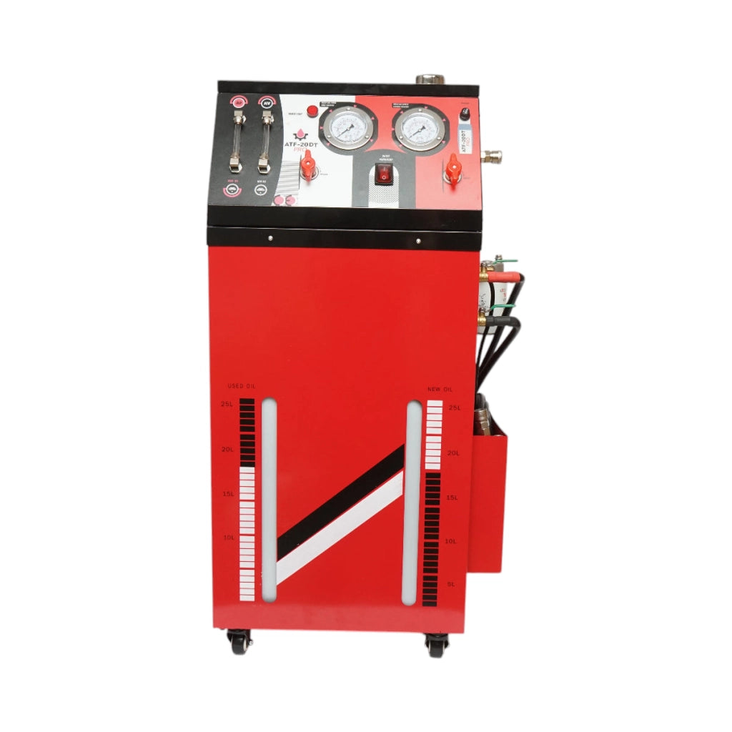 Cambio olio automatico 220V, doppio serbatoio 25L, pressione max 10 bar