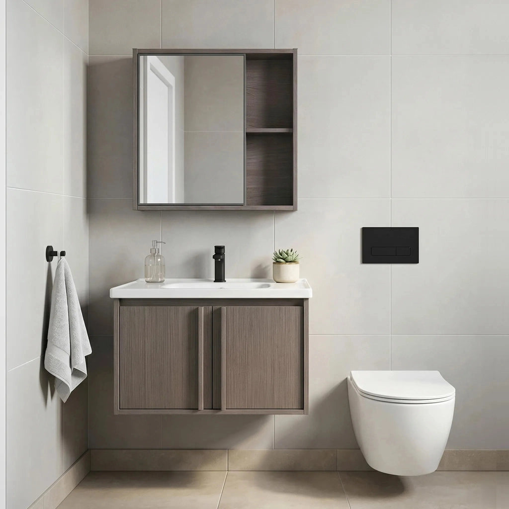 Set Di Mobili Da Bagno Con Lavabo Gama T25023 Kjm 60cm