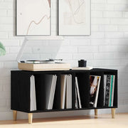 Mobile porta vinili Rovere Nero 100 x 38 x 48 cm 862868