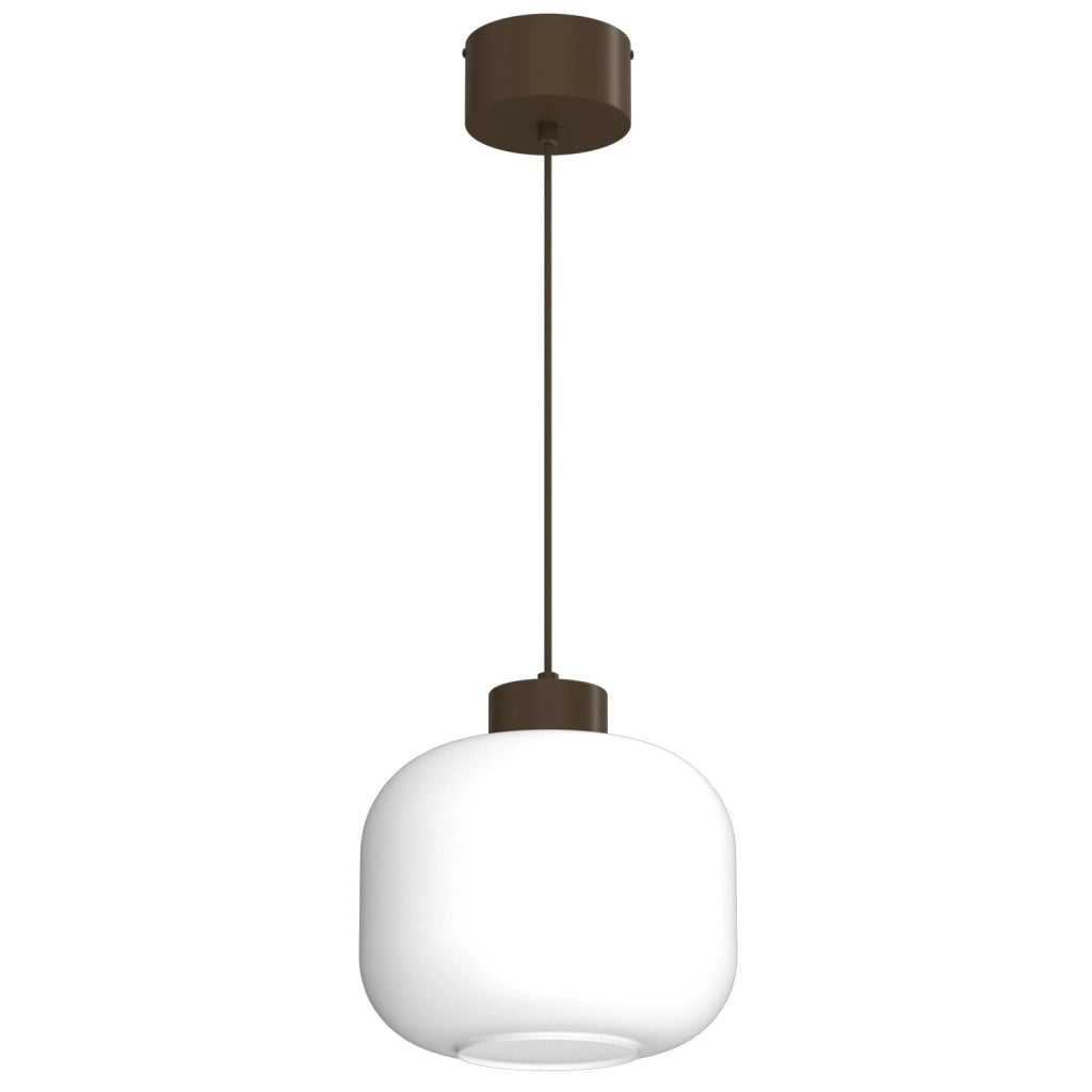 Lampada a sospensione Galante 1xE27 marrone Luminex