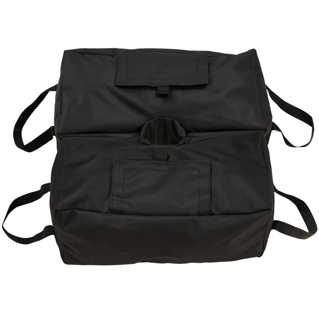 Portaombrellone pieghevole riempibile con sabbia ¨C zephmum ¨C Nero 50 kg
