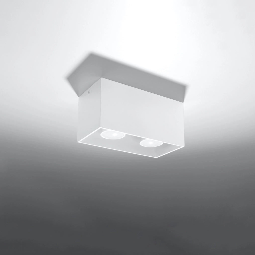 Faretto TETRIS Maxi bianco metallo 2xGU10 Pure Lume