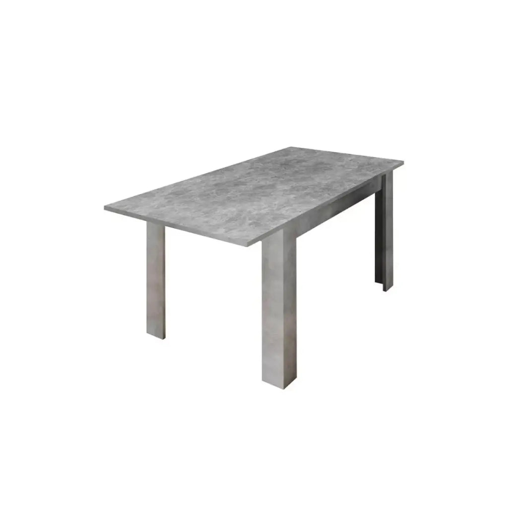 Tavolo allungabile Collezione URBAN colore cemento, dimensioni 137x90cm