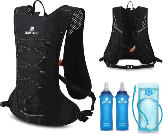Zak da riempimento idrofilo con bottiglia da 1L BPA libera per jogging sci alpinismo ciclismo escursionismo - sistema di rifornimento - grande