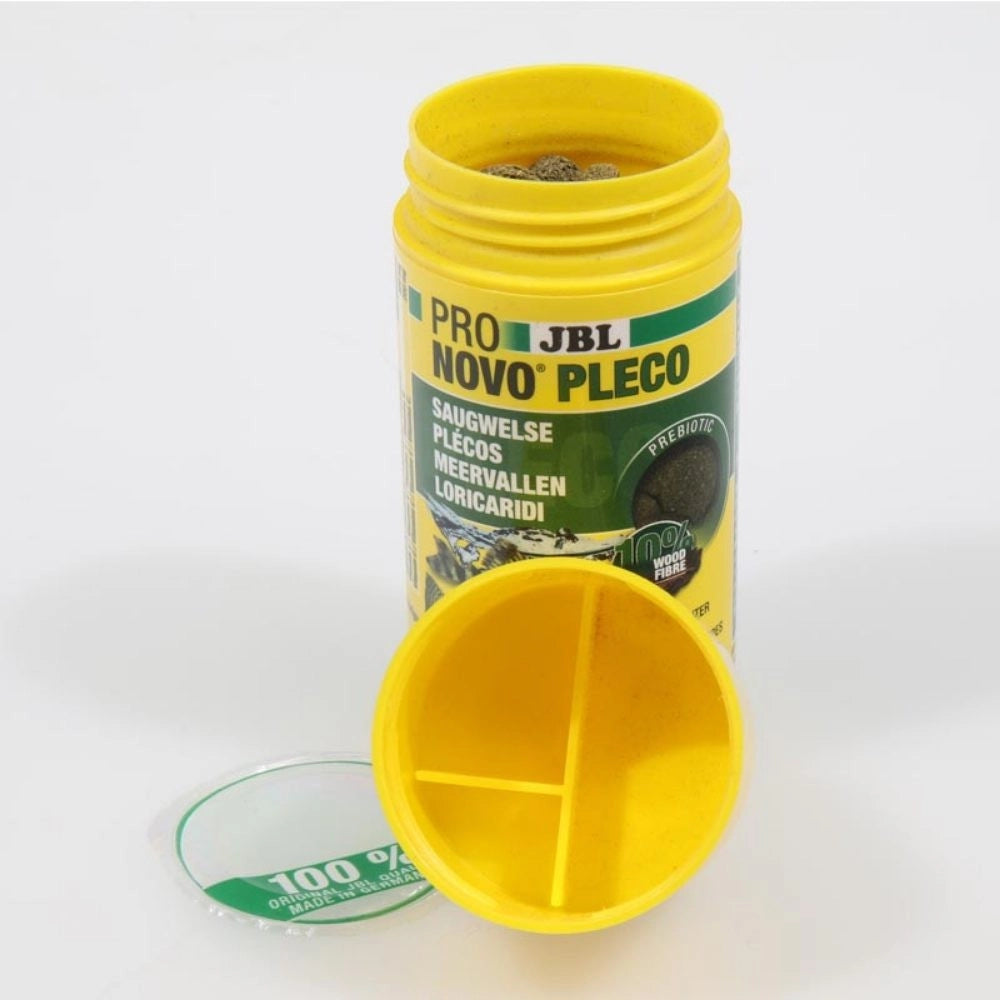 JBL ProNovo Pleco M - Compresse di mangime per loricaridi erbivori da 1 a 20cm Formato: 100 ml