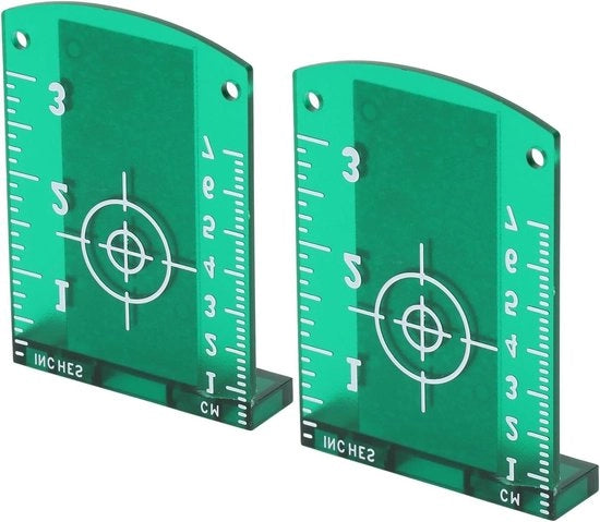 Piastra di allineamento laser con riflettori magnetici per livellazione laser - strumento di misurazione laser con alta visibilità