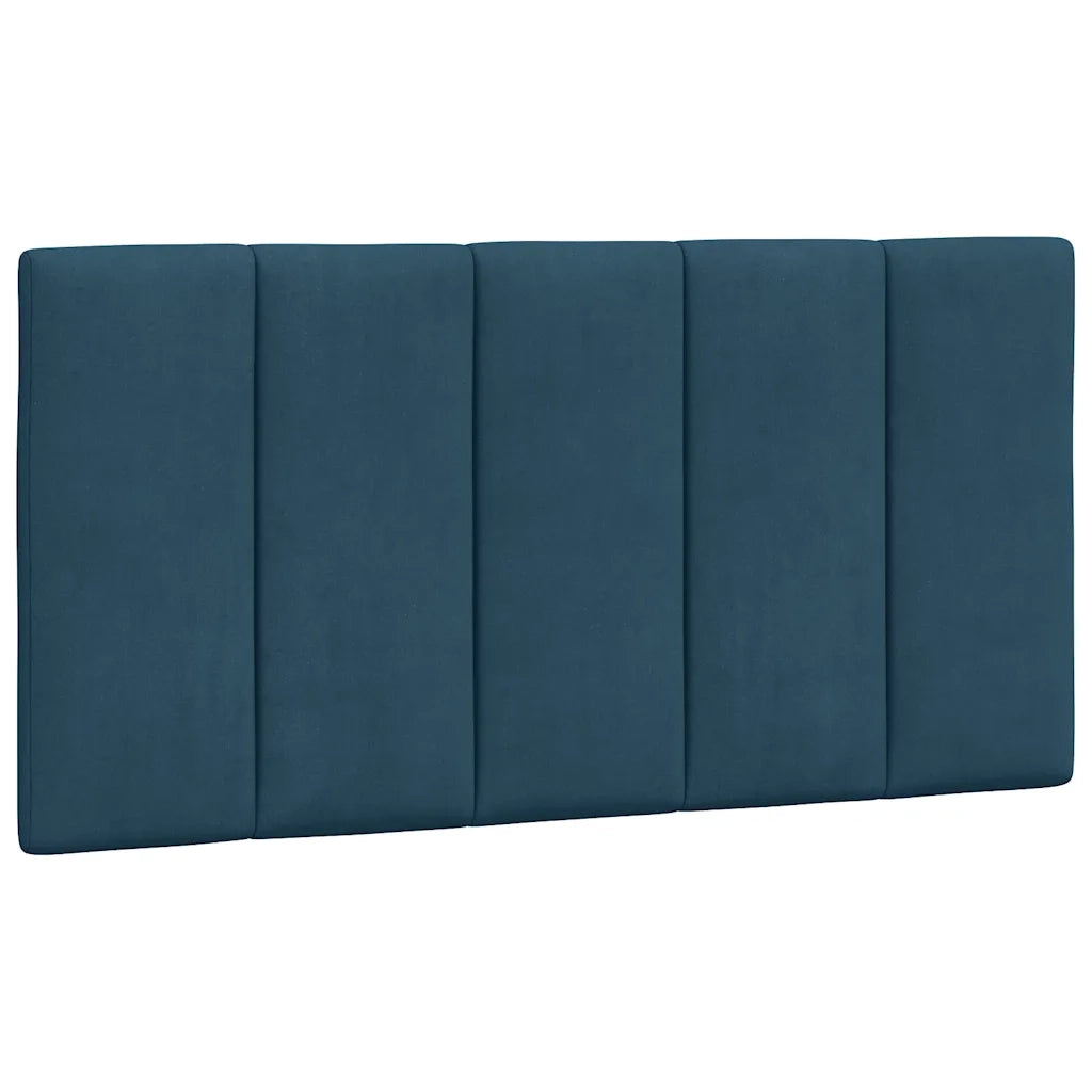 Letto con Materasso Blu 100x200 cm in Velluto
