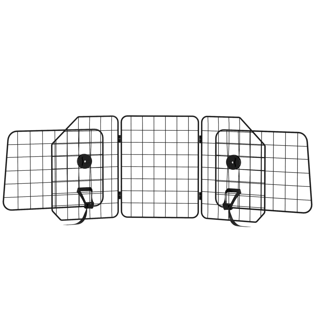 Griglia Divisoria Auto per Cani ¨C zephmum ¨C Nero, Regolabile 93-150x42cm