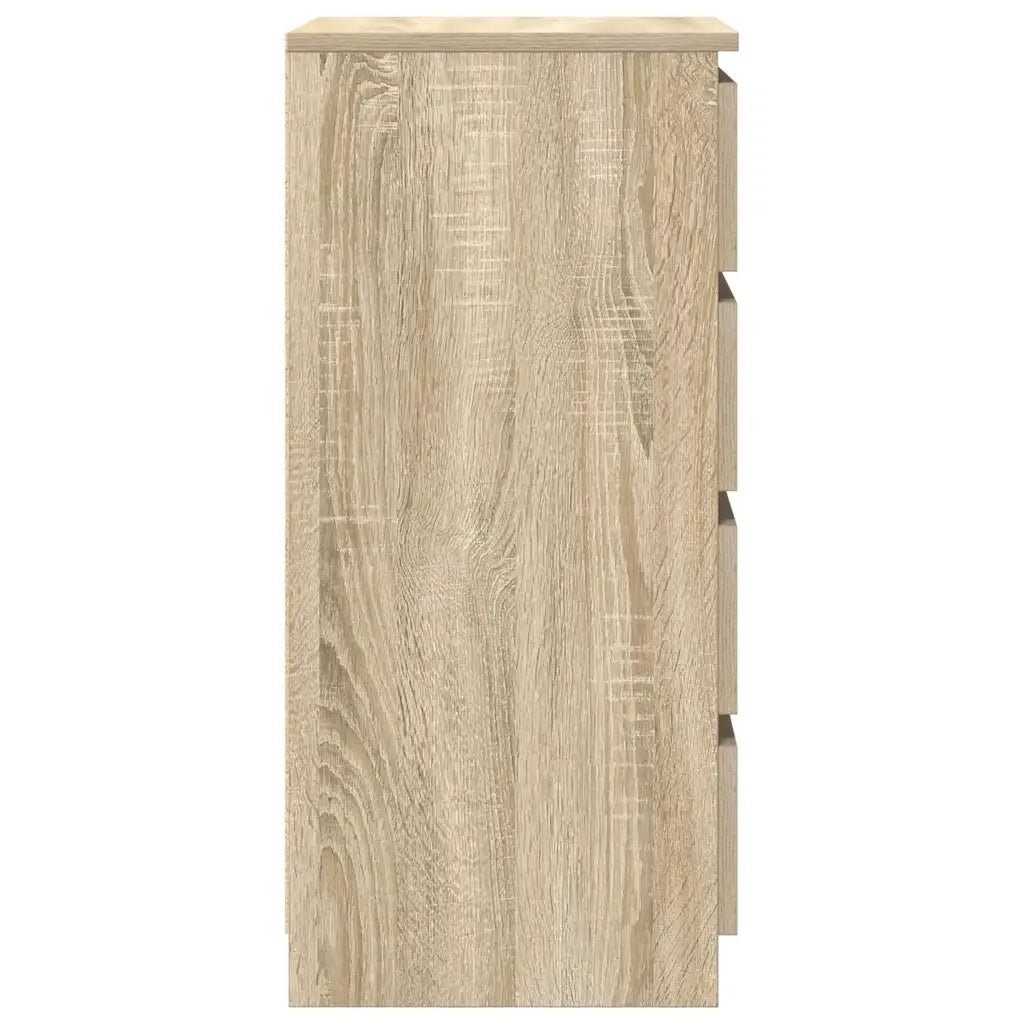 Credenza Rovere Sonoma 37,5x35x76 cm in Legno Multistrato