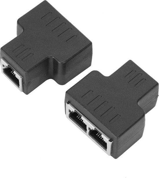 Adattatore di cavo Ethernet RJ45 connettore LAN splitter estensione cavo internet ADSL interruttori TV apparecchiature wireless.