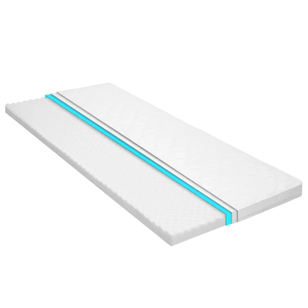 Coprimaterasso 80x200cm Schiuma a Freddo Superficie a Onde 6 cmcod mxl 95387