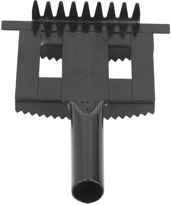 Setaccio per pelle antiprurito - Spazzola portatile - Spazzola per pelle - Misura 21,5x14x9,5cm - Adatto per pecore/torri - Materiale: acciaio inossidabile