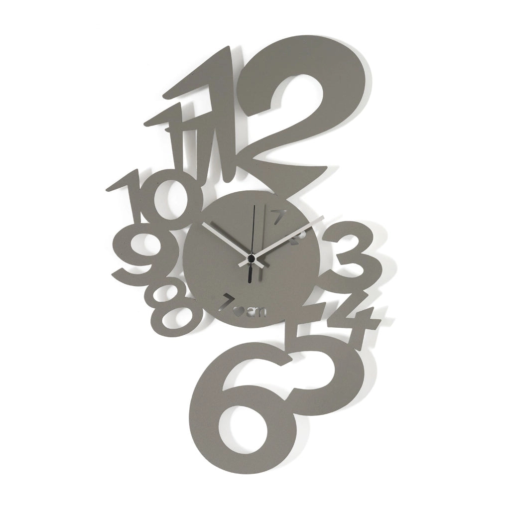 Orologio da parete di design Lupin Fango