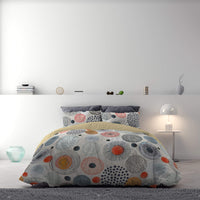 Copripiumino Singolo con Stampa sul Sacco e Federe Doubleface Acquerello