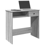 Scrivania Grigio Sonoma 80x40x75 cm in Legno Multistrato 860477