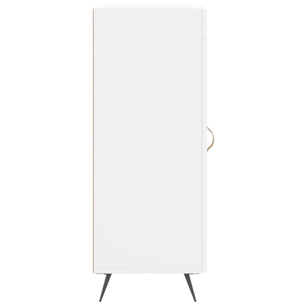 Buffet credenza cassettiera armadio mobile contenitore organizer per cucina soggiorno salotto 34,5 x 34 x 90 cm legno ingegnerizzato bianco 02_0030283