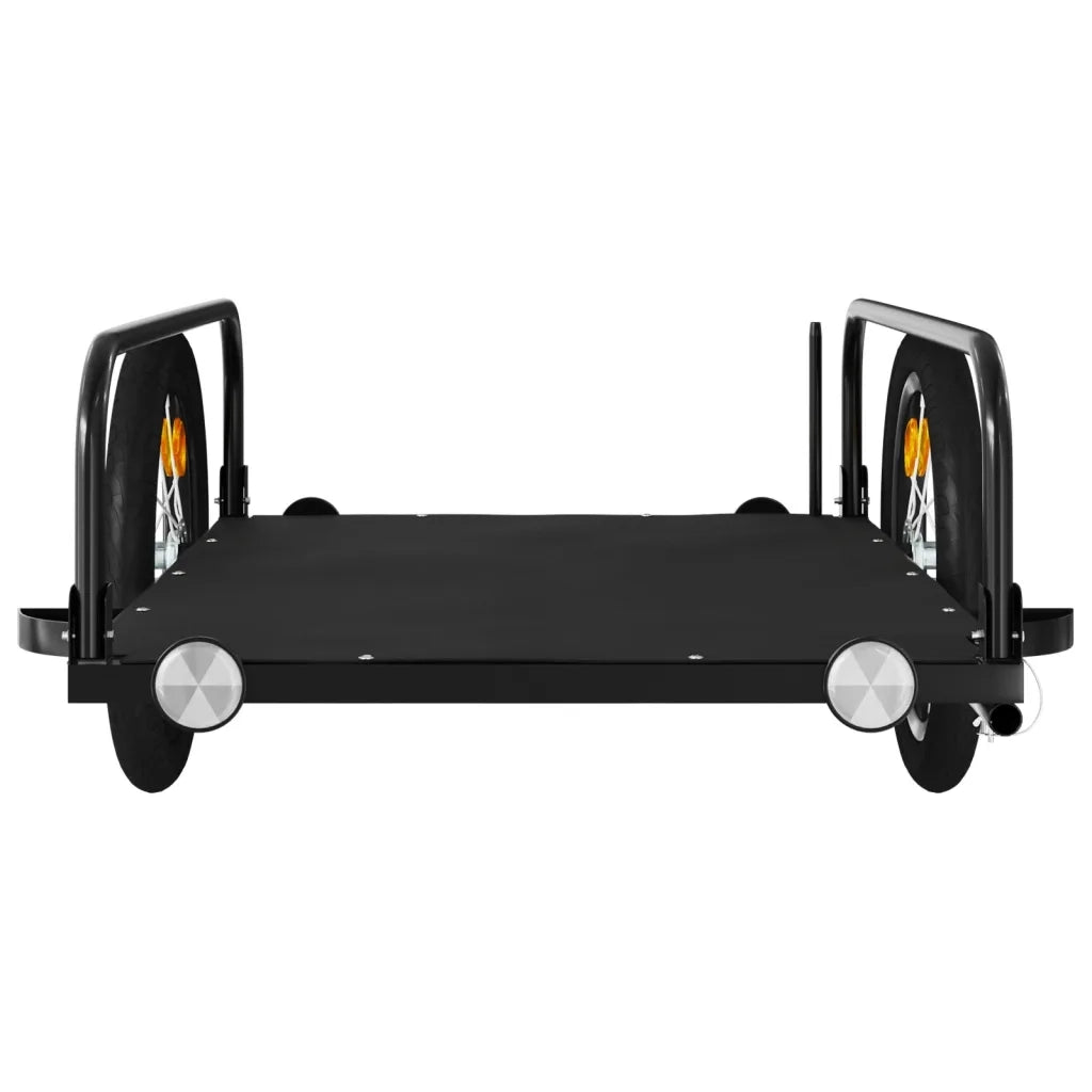Rimorchio da Bici Nero 126x63x34 cm in Ferro CFW8025986