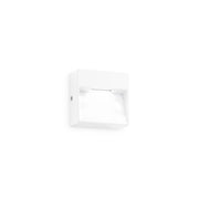 Applique Da Parete Contemporaneo Dedra Alluminio Bianco Led 1,5W 3000K Ip65