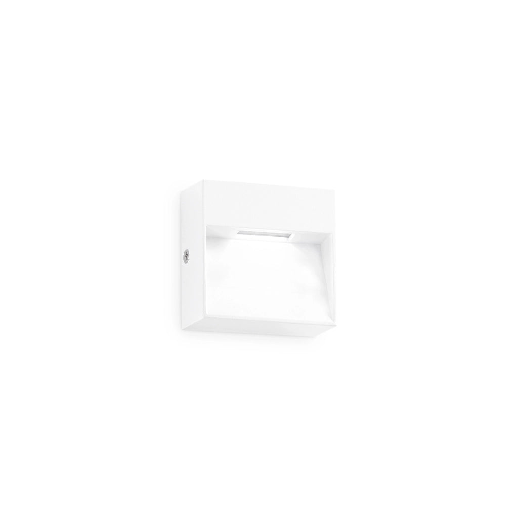 Applique Da Parete Contemporaneo Dedra Alluminio Bianco Led 1,5W 3000K Ip65