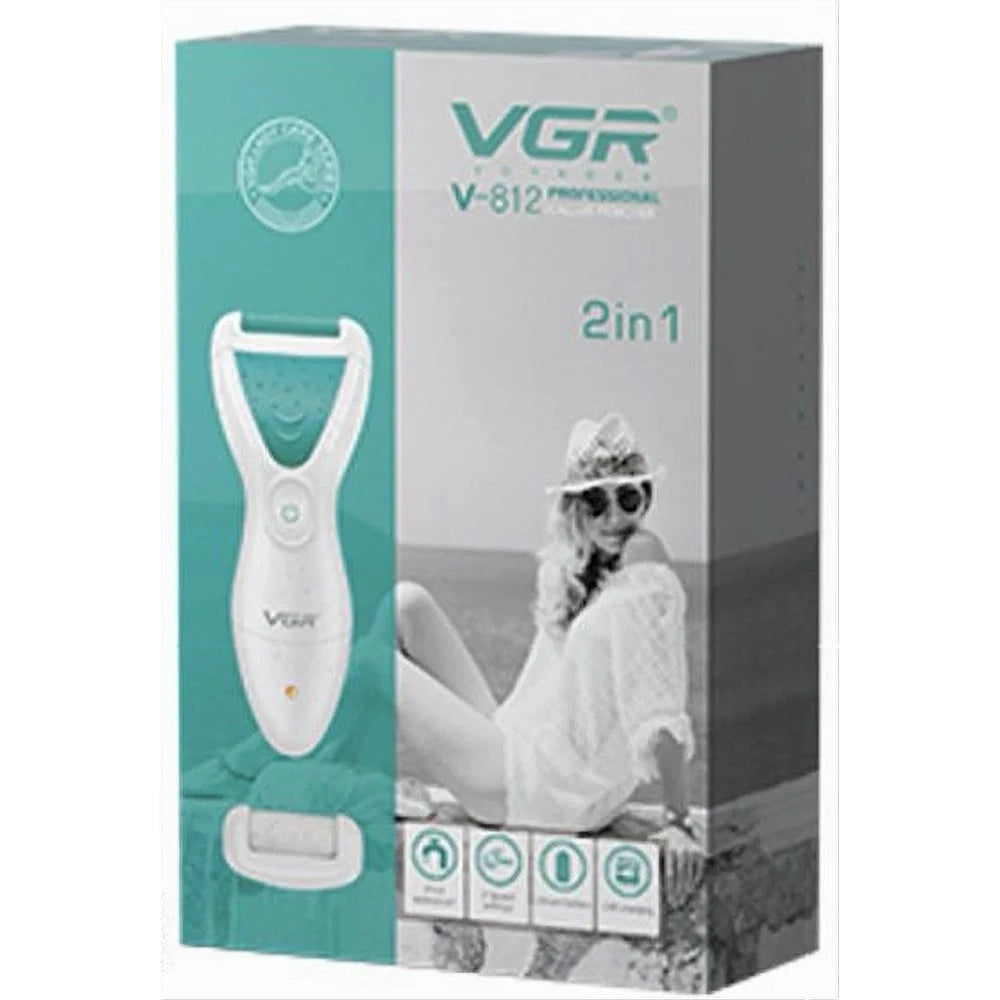 Trade Shop - Vgr V-812 Rimuovi Calli Professionale Impermeabile Kit Pedicure Pro -