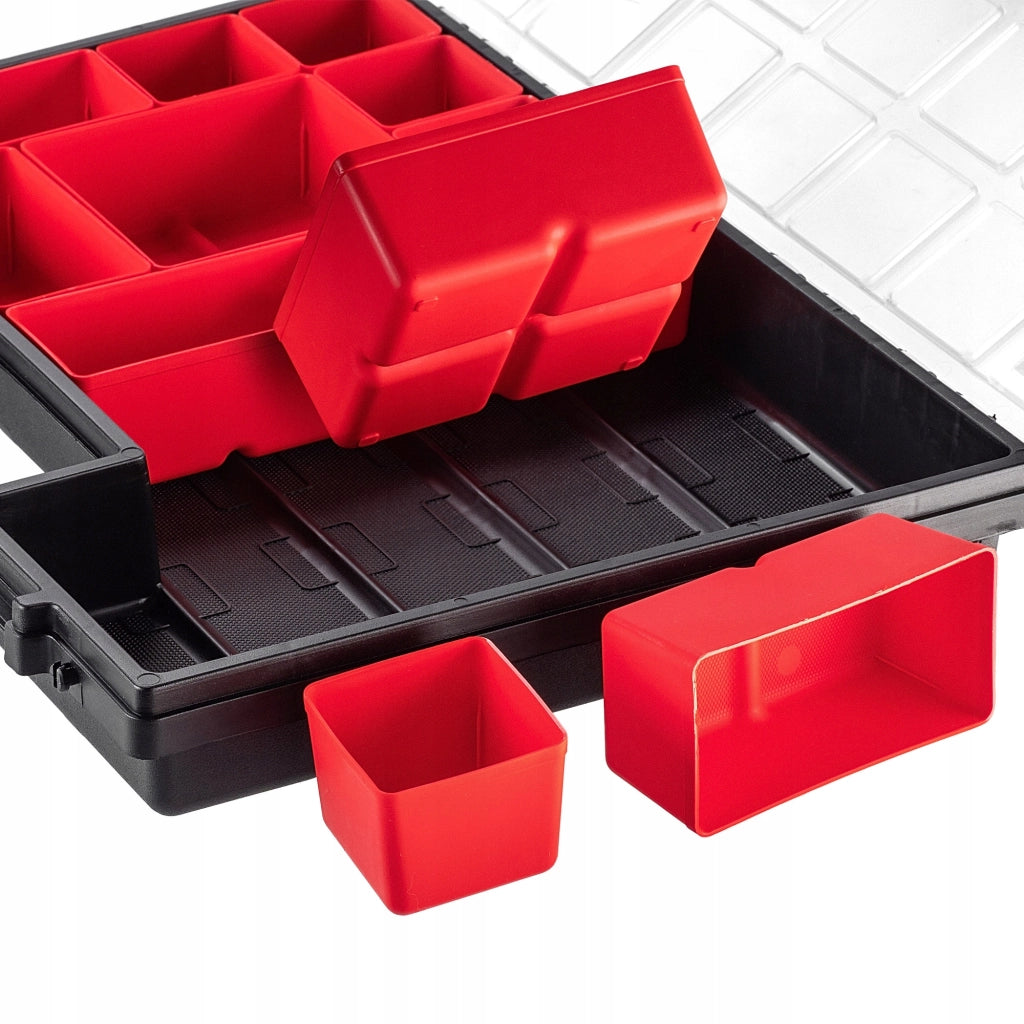 Set di 6 contenitori organizer per officina KADAX con 21 cassetti, ideali per garage.